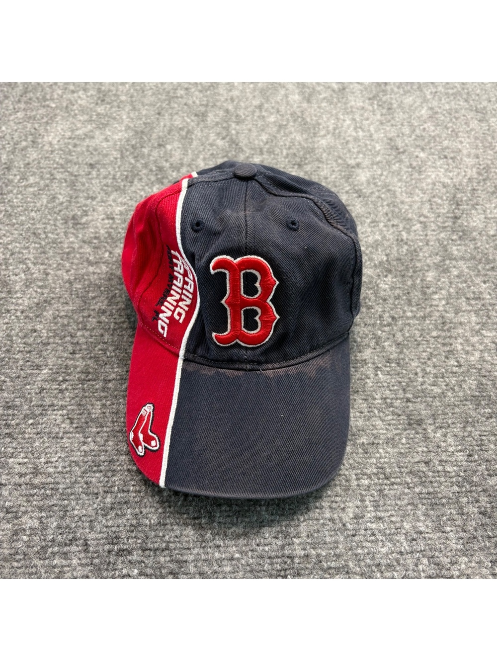 Vintage Boston Red Socks Spring Training Hat Adjustable Velcro 1000